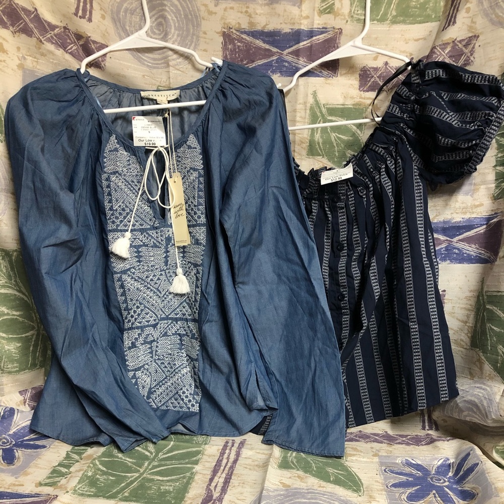 Lot of 2 Summer Tops, size S/M, NWT